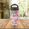 Watercolor Peonies Stainless Steel Travel Cup Lifestyle