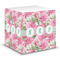 Watercolor Peonies Sticky Note Cube (Personalized)
