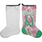Watercolor Peonies Stocking - Single-Sided - Approval