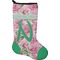 Watercolor Peonies Stocking - Single-Sided