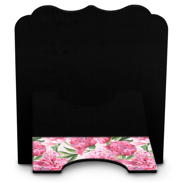 Watercolor Peonies Stylized Tablet Stand - Back