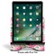 Watercolor Peonies Stylized Tablet Stand - Front with ipad