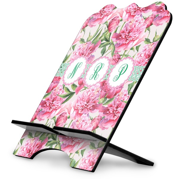 Custom Watercolor Peonies Stylized Tablet Stand (Personalized)