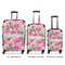 Watercolor Peonies Suitcase Set 1 - APPROVAL