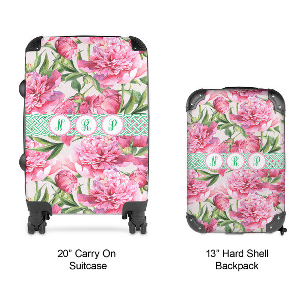 Watercolor Peonies Suitcase Set 4 - APPROVAL