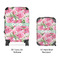 Watercolor Peonies Suitcase Set 4 - APPROVAL
