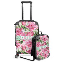 Watercolor Peonies Kids 2-Piece Luggage Set - Suitcase & Backpack (Personalized)