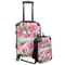 Watercolor Peonies Kids 2-Piece Luggage Set - Suitcase & Backpack (Personalized)