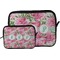 Watercolor Peonies Tablet Sleeve (Size Comparison)
