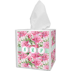 Watercolor Peonies Tissue Box Cover (Personalized)