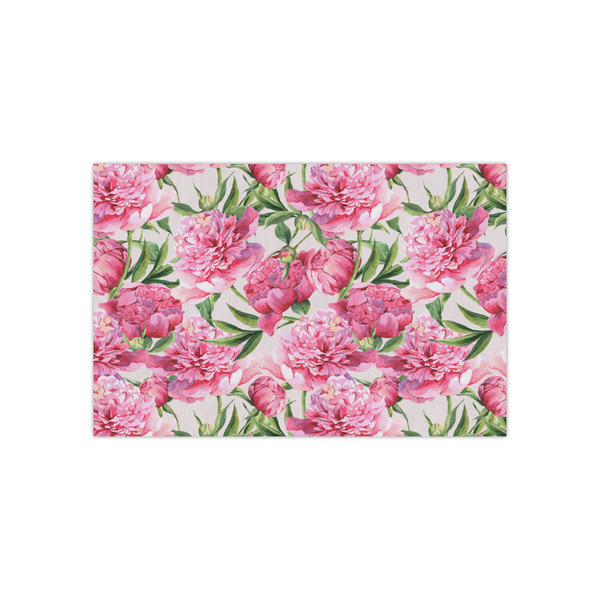 Custom Watercolor Peonies Tissue Paper Sheets - Small - Heavyweight