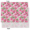 Watercolor Peonies Tissue Paper - Lightweight - Large - Front & Back