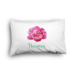 Watercolor Peonies Pillow Case - Toddler - Graphic (Personalized)