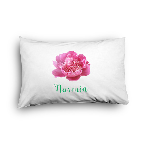 Custom Watercolor Peonies Pillow Case - Toddler - Graphic (Personalized)