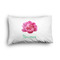 Watercolor Peonies Toddler Pillow Case - FRONT (partial print)