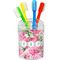 Watercolor Peonies Toothbrush Holder (Personalized)