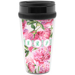 Watercolor Peonies Acrylic Travel Mug without Handle (Personalized)