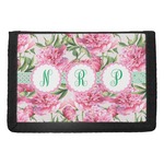 Watercolor Peonies Trifold Wallet (Personalized)