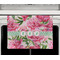 Watercolor Peonies Waffle Weave Towel - Full Color Print - Lifestyle2 Image