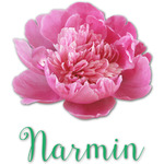 Watercolor Peonies Graphic Decal - Custom Sizes (Personalized)