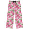 Watercolor Peonies Womens Pajama Pants - L