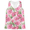Watercolor Peonies Womens Racerback Tank Top - 2X Large