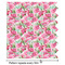 Watercolor Peonies Wrapping Paper Roll - Matte - Partial Roll