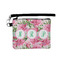 Watercolor Peonies Wristlet ID Cases - Front