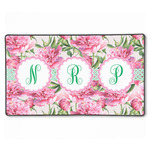 Watercolor Peonies XXL Gaming Mouse Pad - 24" x 14" (Personalized)