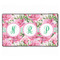 Watercolor Peonies XXL Gaming Mouse Pad - 24" x 14" (Personalized)