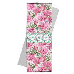 Watercolor Peonies Yoga Mat Towel (Personalized)