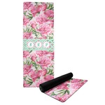 Watercolor Peonies Yoga Mat (Personalized)