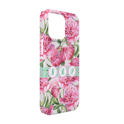 Watercolor Peonies iPhone Case - Plastic - iPhone 13 (Personalized)