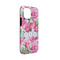 Watercolor Peonies iPhone Case - Rubber Lined - iPhone 13 Mini (Personalized)