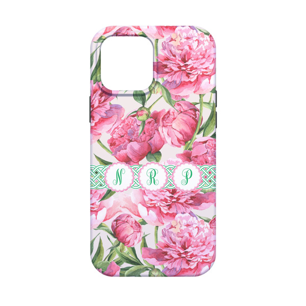 Watercolor Peonies iPhone 13 Mini Tough Case - Back