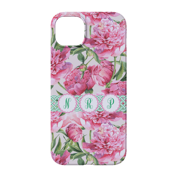 Watercolor Peonies iPhone 14 Case - Back