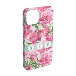 Watercolor Peonies iPhone Case - Plastic - iPhone 15 (Personalized)