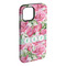 Watercolor Peonies iPhone 15 Plus Tough Case - Angle