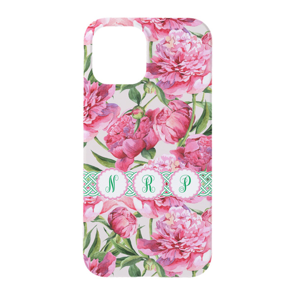 Watercolor Peonies iPhone 15 Pro Case - Back