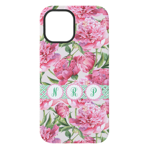 Watercolor Peonies iPhone 15 Pro Max Tough Case - Back