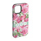 Watercolor Peonies iPhone 15 Tough Case -  Angle