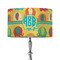 Cute Elephants 12" Drum Lampshade - ON STAND (Fabric)