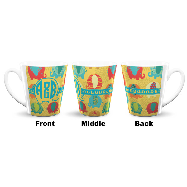 Cute Elephants 12 Oz Latte Mug - Approval