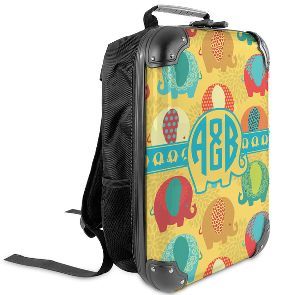 Custom Cute Elephants Kids Hard Shell Backpack (Personalized)