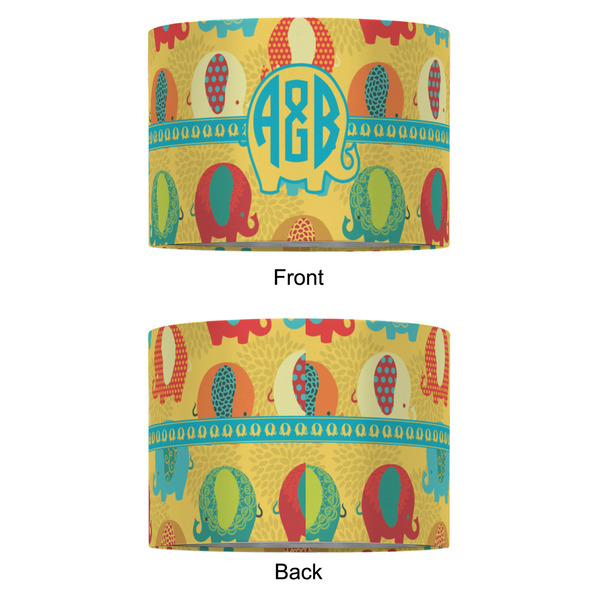 Cute Elephants 16" Drum Lampshade - APPROVAL (Fabric)