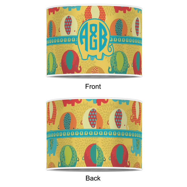 Cute Elephants 16" Drum Lampshade - APPROVAL (Poly Film)