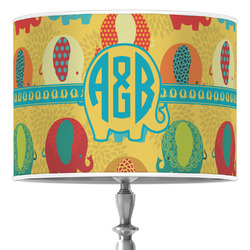 Cute Elephants Drum Lamp Shade (Personalized)