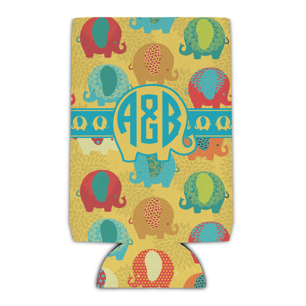 Custom Cute Elephants Can Cooler (16 oz) (Personalized)