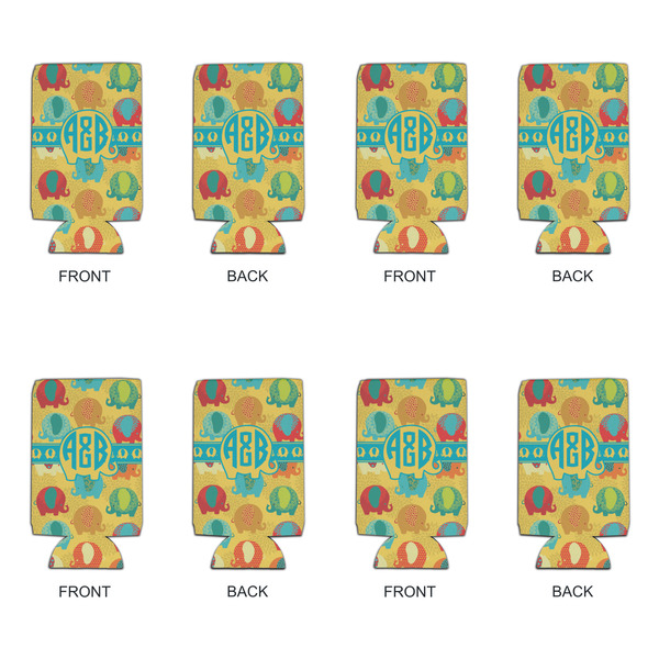 Cute Elephants 16oz Can Sleeve - Set of 4 - APPROVAL