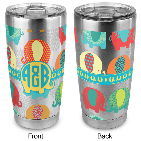 Cute Elephants 20oz SS Tumbler - Full Print - Approval